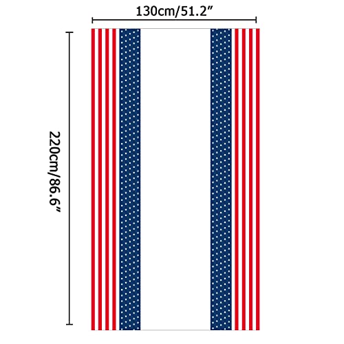 Patriotic Tableware Set for July 4th Party