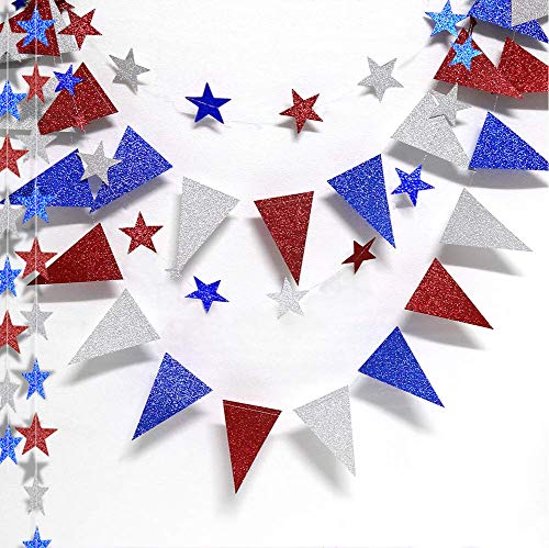 4th of July Star Garland Decoration Kit