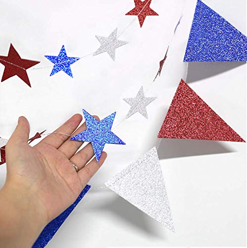 4th of July Star Garland Decoration Kit