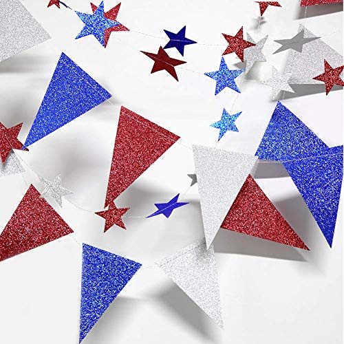 4th of July Star Garland Decoration Kit