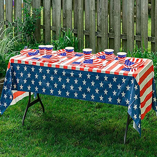 Patriotic Disposable Dinnerware Set - 74 PCS