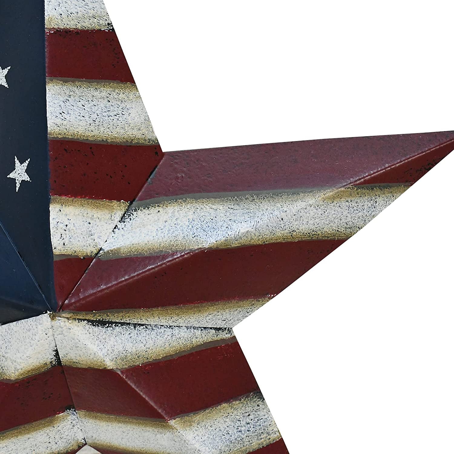 Patriotic Metal Barn Star Yard Sign