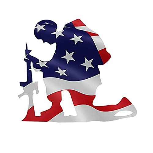 Patriotic Lawn Sign for July 4th - 22cm