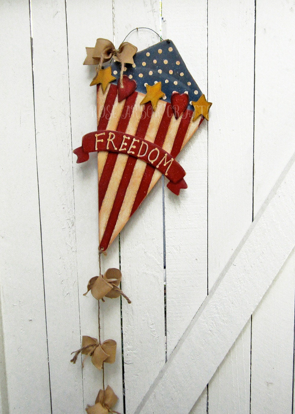 Patriotic Door Hanger for 4th of July
