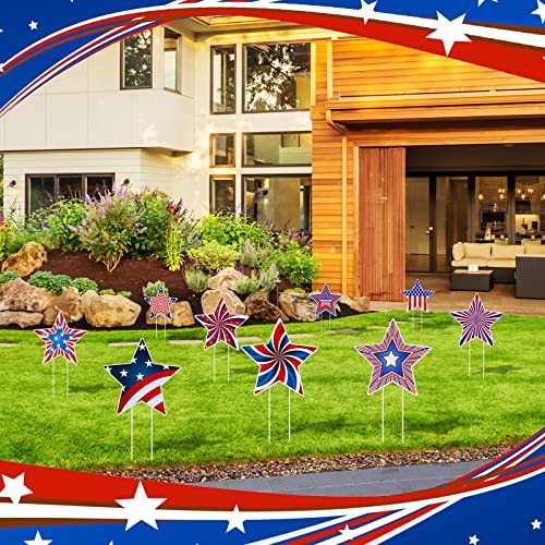 Reusable Patriotic Outdoor Yard Signs