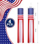 American Flag Windsocks for 4th of July