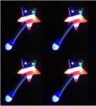 4th of July LED Star Wands - 4 Pack