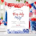 Customizable 4th of July Party Invitation Template