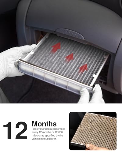 Puroma Activated Carbon Cabin Air Filter (2 Pack)