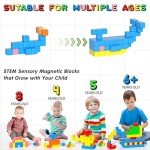 42PCS Magnetic Building Blocks for Kids Ages 3-6
