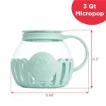 Aqua 3-Quart Micro-Popper with 3-in-1 Lid