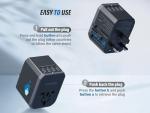 EPICKA Universal Travel Adapter with USB Type-C