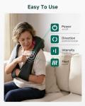 Snailax Shiatsu Neck and Shoulder Heat Massager