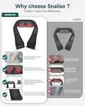 Snailax Shiatsu Neck and Shoulder Heat Massager