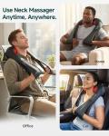 Snailax Shiatsu Neck and Shoulder Heat Massager