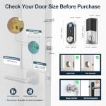 Smart Fingerprint Deadbolt Lock with App Control