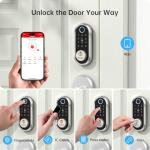 Smart Fingerprint Deadbolt Lock with App Control