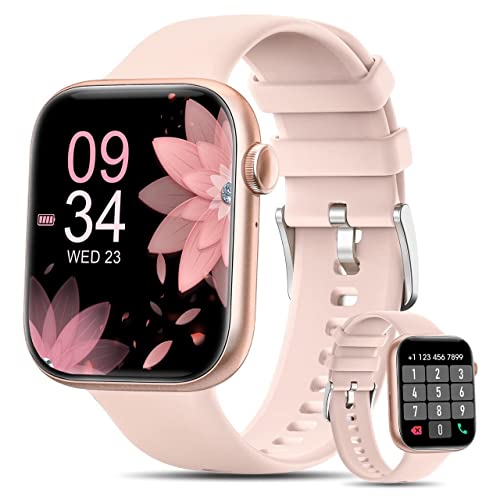 Women's AI Smartwatch for Android/iPhones, Pink