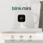 Blink Mini Smart Security Camera - 1080p HD, Alexa Compatible