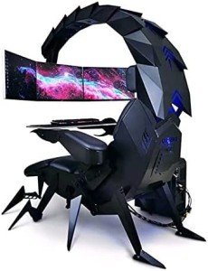 Ergonomic Racing Simulator Gaming Chair with 3 Screens
