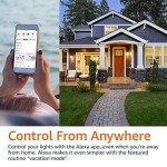 4-Pack WiFi LED RGB Smart Light Bulbs