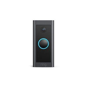 Ring HD Wired Smart Video Doorbell - Black