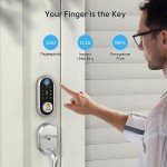 Smart Fingerprint Deadbolt Lock with App Control