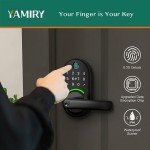 Smart Keyless Door Lock with Fingerprint & App