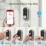 Smart Fingerprint Deadbolt Lock with App Control
