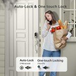 Smart Fingerprint Deadbolt Lock with App Control