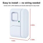 12-Pack Personal Window and Door Security Alarms