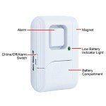 12-Pack Personal Window and Door Security Alarms