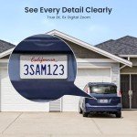 AOSU 2K Solar-Powered WiFi Security Camera Kit