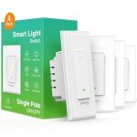 GHome Smart Wi-Fi Light Switch - 4 Pack