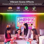 DAYBETTER App-Controlled RGB LED Strip Lights 16.4 ft