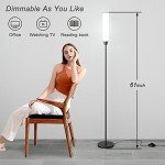 Nukanu Adjustable Remote Control Floor Lamp (Black)