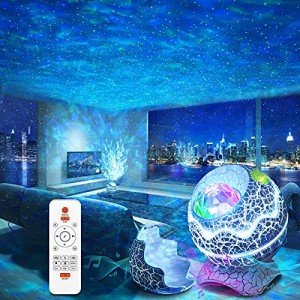 Rossetta Galaxy Projector with Bluetooth Speaker and Timer