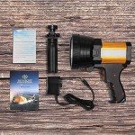 BUYSIGHT Rechargeable 1000,000 Lumens Handheld Spotlight