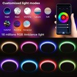 TALOYA 12-Inch RGB Smart Ceiling Lights, 2-Pack