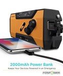 FosPower NOAA Weather Radio & Power Bank
