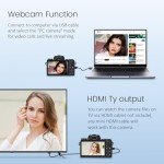 Saneen 8K Photography Camera with WiFi & Touch Screen