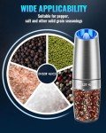 Gravity Electric Salt and Pepper Grinder Set
