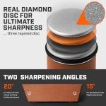 Easy Rolling Knife Sharpener for Kitchen Knives
