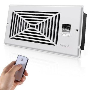 Biowind Smart Quiet Register Vent Fan - White