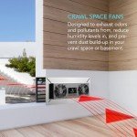 AC Infinity AIRTITAN T8 WiFi Crawlspace Ventilator Fan