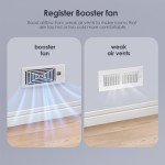 Biowind Smart Quiet Register Vent Fan - White