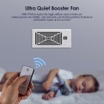 Biowind Smart Quiet Register Vent Fan - White