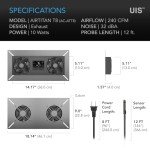 AC Infinity AIRTITAN T8 WiFi Crawlspace Ventilator Fan