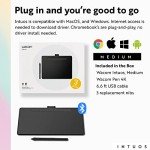 Wacom Intuos Medium Bluetooth Graphics Tablet - Black