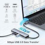 6-in-1 USB-C Hub with 4K HDMI Output